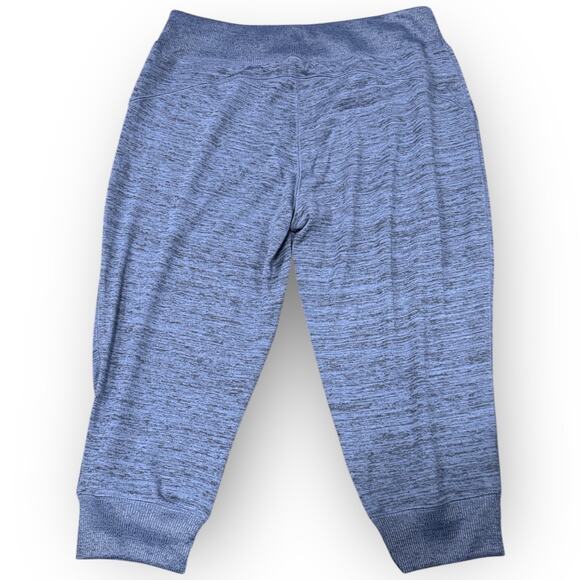NWT Xersion Women’s Relaxed Fit Cropped Jogger Pants – Blue Space Dye – Size L - Picture 5 of 6